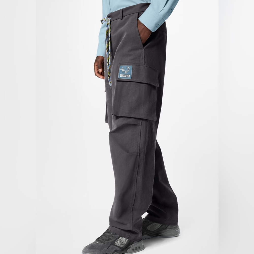 EUC Louis Vuitton Relaxed Cargo Pant in Grey - Picture 1 of 17